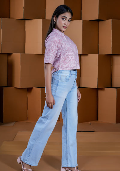 LOVISHA CROP TOP PINK